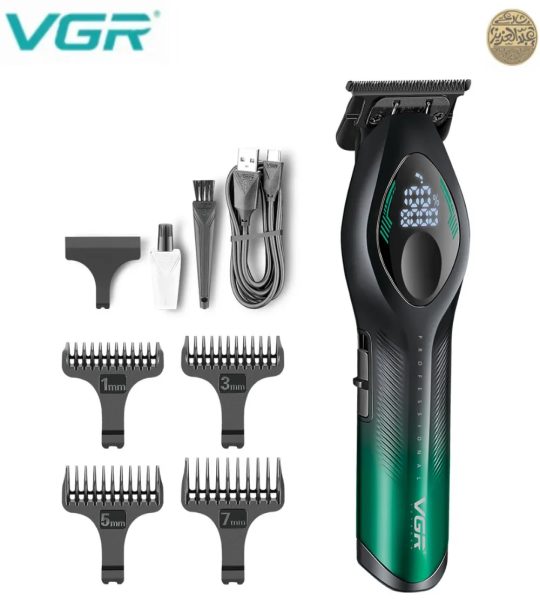 VGR V-858T ماكينة تشذيب الشعر لتشذيب شعر الرأس واللحية وتحديد الحواف