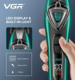 VGR V-884 S2 طقم ماكينة قص شعر وماكينة تشذيب لقص الشعر وتشذيب اللحية وتحديد الخطوط للاستخدام المنزلي والاحترافي