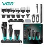 VGR V-196 S3 طقم حلاقة وعناية 3 في 1 لقص الشعر وتحديده وحلاقة الوجه