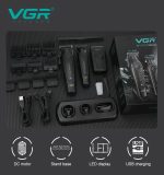 VGR V-197s3 طقم حلاقة وتشذيب 3 في 1 لقص الشعر وتحديد اللحية والشارب وتشطيب الحلاقة