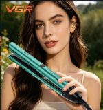 VGR V-553 مكواة فرد وتصفيف الشعر لفرد الشعر وتصفيفه للحصول على مظهر ناعم ومرتب