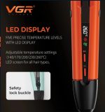 VGR V-553 مكواة فرد وتصفيف الشعر لفرد الشعر وتصفيفه للحصول على مظهر ناعم ومرتب