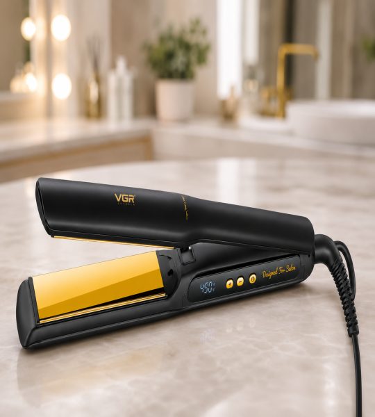 VGR V-517 مكواة فرد شعر لفرد الشعر وتصفيفه للحصول على مظهر ناعم ومرتب