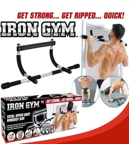 IRON GYM عقلة باب لتمارين الجزء العلوي من الجسم