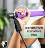 FirstFit عصا بيلاتس للمقاومة لتقوية عضلات الجسم تمارين منزلية