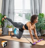 FirstFit عصا بيلاتس للمقاومة لتقوية عضلات الجسم تمارين منزلية