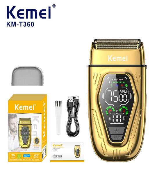 كيمي ماكينة حلاقة كهربائية رأس مزدوج KM-T360