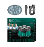 VGR ماكينة حلاقة V-373 6D للرأس الأصلع IPX6