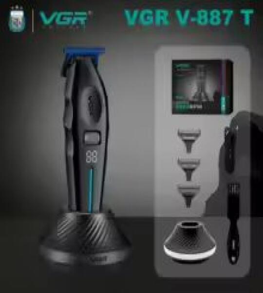 VGR ماكينة حلاقة شعر احترافية لاسلكية V-887