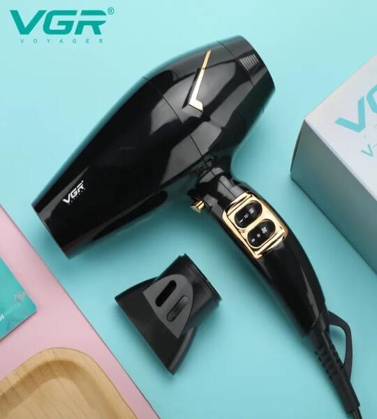 VGR استشوار V-423 بتصميم مطوي وحماية حرارية