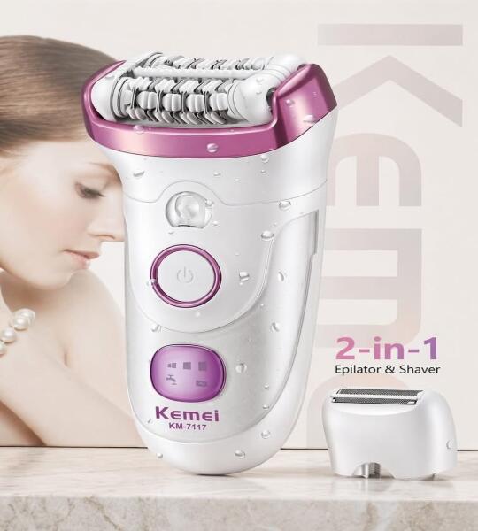 Kemei ماكينة حلاقة وتشذيب لاسلكية 45 دقيقة 7117
