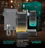 VGR ماكينة حلاقة لاسلكية مقاومة للماء IPX7 V-372