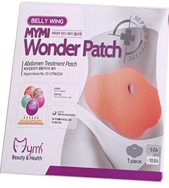 لصقات التنحيف الكوريه mymi wonder patch مايمي وندر لاصقة تخسيس منطقة البطن ‫‫( الكرش) – 5 لاصقات
